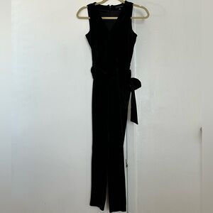 Black Velvet Jumpsuit